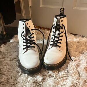 White Doc Martins
